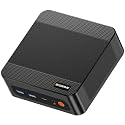 BOSGAME Mini PC P2 12th Gen Intel i7-12700H Windows 11 Pro Mini Computers (14 Cores, 20 Threads) 32GB DDR4/512GB PCIe Gen 3 SSD Desktop PC Support Wi-Fi 6E/Bluetooth 5.2/Dual LAN, Black