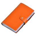 boshiho Leather Credit Card Holder Business Card Case Book Style 90 Count Name ID Card Holder Book