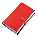 boshiho Leather Credit Card Holder Business Card Case Book Style 90 Count Name ID Card Holder Book