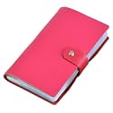 boshiho Leather Credit Card Holder Business Card Case Book Style 90 Count Name ID Card Holder Book
