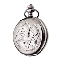 BOSHIYA Fullmetal Alchemist Pocket Watch with Chain Box for Cosplay Accessories Anime Merch