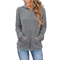 Bosmeer Womens Long Sleeve Shirts Kangaroo Pocket Fashion Hoodies Pullover