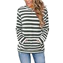 Bosmeer Womens Long Sleeve Shirts Kangaroo Pocket Fashion Hoodies Pullover