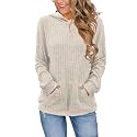 Bosmeer Womens Long Sleeve Shirts Kangaroo Pocket Fashion Hoodies Pullover
