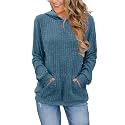 Bosmeer Womens Long Sleeve Shirts Kangaroo Pocket Fashion Hoodies Pullover