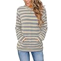 Bosmeer Womens Long Sleeve Shirts Kangaroo Pocket Fashion Hoodies Pullover