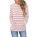 Bosmeer Womens Long Sleeve Shirts Kangaroo Pocket Fashion Hoodies Pullover