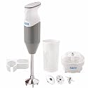 Boss Big Portable Hand Blender | Powerful 275 W Motor | 5 Years Warranty* First In India | Variable Speed Control | Isi-Marked, Twin Grey - Stainless Steel, 275 Watts