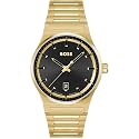 BOSS Candor Qtz Basic Calendar Black Round