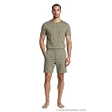 BOSS Men's Waffle Contrast Logo Lounge Shorts