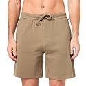 BOSS Men's Waffle Contrast Logo Lounge Shorts