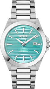 Boss Strike Qtz Basic Calendar Turquoise Round