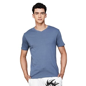 Bossini Mens Solid Regular Fit T Shirt
