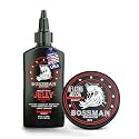 Bossman Jelly Beard Oil & Beard Balm Combo for Men - Hammer Scent
