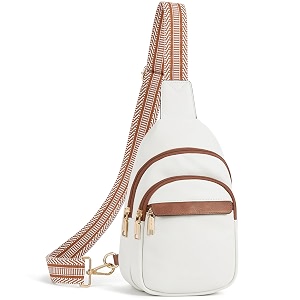 bostanten sling bag for women leather crossbody bags fanny pack chest bag for travel a-beige small classic