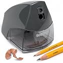 Bostitch Electric Pencil Sharpener, Standard &amp; Jumbo Pencils, Charcoal