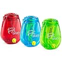 Bostitch Office Pencil Sharpener, Manual, Twist-n-Sharp with Shavings Tray, Kids, Boys, Girls, Colored Pencils, Lime Green, Blue and Red (Pack of 36)