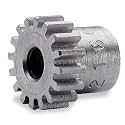 Boston Gear NF12B Spur Gear, 14.5 Pressure Angle, Steel, Inch, 10 Pitch, 0.625" Bore, 1.400" OD, 1.000" Face Width, 12 Teeth