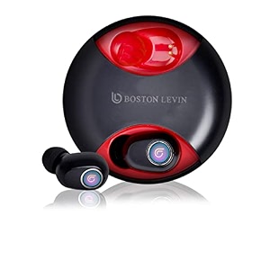 storm 3z bluetooth tws truely wireless earbuds with upto 25 hour total playtime bluetooth v52 ipx4 immersive sound quality powerful bass digital display case 8mm drivers - red and black
