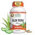 Botanic Choice Aloe Vera Leaf & Latex 500mg, Digestive Support, 90 Capsules