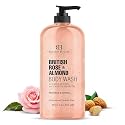 Botanic Hearth British Rose &amp; Almond Body Wash– 16 fl oz