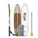 BOTE Wulf Aero Inflatable Stand Up Paddle Board Kit Includes Accessories Adjustable Paddle iSUP Travel Bag Blow Up Pump Safety SUP Coiled Leash Multiple Sizes