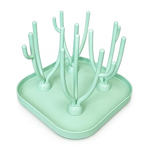 bottle drying rack with branch shaped dryer - complete solution for pacifier brush and accessories easy sterilization cleaning storage amp travel