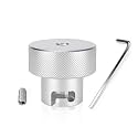 Bottle Jack Release Pressure Knob for Harbor Freight Hydraulic Jacks 7/16'' - 6061 Grade Aluminum (Silver White 1-Pack)