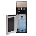 Bottom Loading Water Cooler Dispenser 110V 590W Freestanding Hot and Cold Water Dispenser with 3 Water Outlets, Indicator Lights, Over-Heat &amp; Dry Boiling Protection for 5 Gallon Bottles