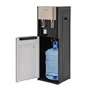 Bottom Loading Water Cooler Dispenser 110V 620W Freestanding Hot and Cold Water Dispenser with 2 Water Outlets, Indicator Lights, Drain Plug, Over-Heat Protection for 5 Gallon Bottles