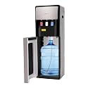 Bottom Loading Water Cooler Dispenser for 5 Gallon Bottles 110V Hot and Cold Water Dispenser 3 or 5 Gallon Water Dispenser Bottom-Mounted 3 Temperature Settings for Home, Office (Silver Grey)