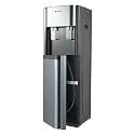 Bottom Loading Water Cooler Dispenser for 5 Gallon Bottles 110V Hot and Cold Water Dispenser 3 or 5 Gallon Water Dispenser Bottom-Mounted 304 Stainless Steel for Home, Office (Dark Gray)