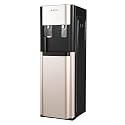 Bottom Loading Water Cooler Dispenser for 5 Gallon Bottles 110V Hot and Cold Water Dispenser 3 or 5 Gallon Water Dispenser 304 Stainless Steel Construction for Home, Office (Gold)