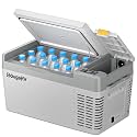 BougeRV 12V Refrigerator CRPRO 21QT, -8°F~50°F, Portable 12V Fridge, Grey