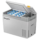 BougeRV 12V Refrigerator CRPRO 30QT, -8°F~50°F, Portable 12V Fridge, Grey