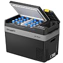 BougeRV 12V Refrigerator CRPRO VIP 30QT, -8°F~50°F, Portable Fridge, Black