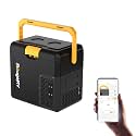 BougeRV CRH 12 Volt Refrigerator, 19QT Car Fridge, Car Refrigerator, 18L Portable Freezer, -4~68℉, 12/24V DC, 110~240V AC, Ideal for 2 People, Road Trips, Truck, Camping (Battery Not Included)