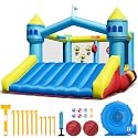 Bounce House, 6-in-1 Play Mode Inflatable Bounce House for Kids