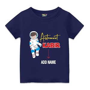 Customised Astronaut Theme T Shirt Birthday Decoration