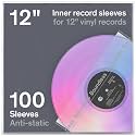Boundless Audio Vinyl Record Sleeves - 100 x Premium Vinyl Inner Sleeves