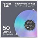 Boundless Audio Vinyl Record Sleeves - 50 x Premium Vinyl Inner Sleeves