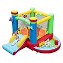 BOUNTECH Inflatable Bounce House with Ball Pit, Bouncy House for Kids 3-12 Indoor Outdoor w/Large Jumping Area, Basketball Hoop, Bounce House with Slide for Boys Girls Backyard Birthday Party Gifts