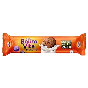 cadbury bournvita chocolate biscuits 120 gm pack of 10