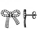 Bow Earrings for Women Sparkly Rhinestone Bow Stud Earrings Jewelry Gifts