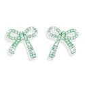 Bow Earrings for Women Sparkly Rhinestone Bow Stud Earrings Jewelry Gifts