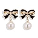 Bow Earrings for Women Sparkly Rhinestone Bow Stud Earrings Jewelry Gifts