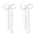 Bow Earrings for Women Sparkly Rhinestone Bow Stud Earrings Jewelry Gifts