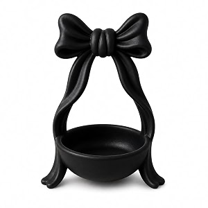 bow jewellery organizer tray for rings earrings amp keys black