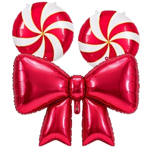 Bow Theme Foil Balloons For Birthday