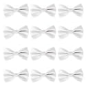 Bow Tie for Men Polyester Solid Pretied Bowties Adjustable Tuxedos Bowtie for Weddings &amp; Groom’s Gift – Bow Ties for Women